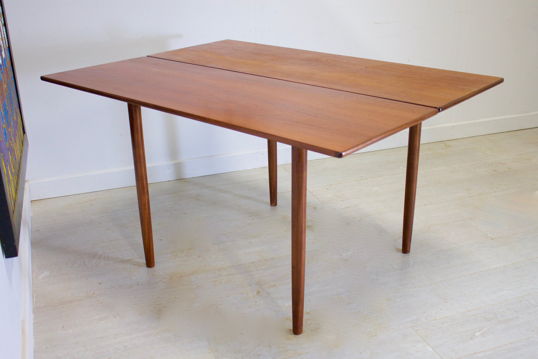 Mid century teak drop leaf dining table by kofod larsen for g plan 1960s