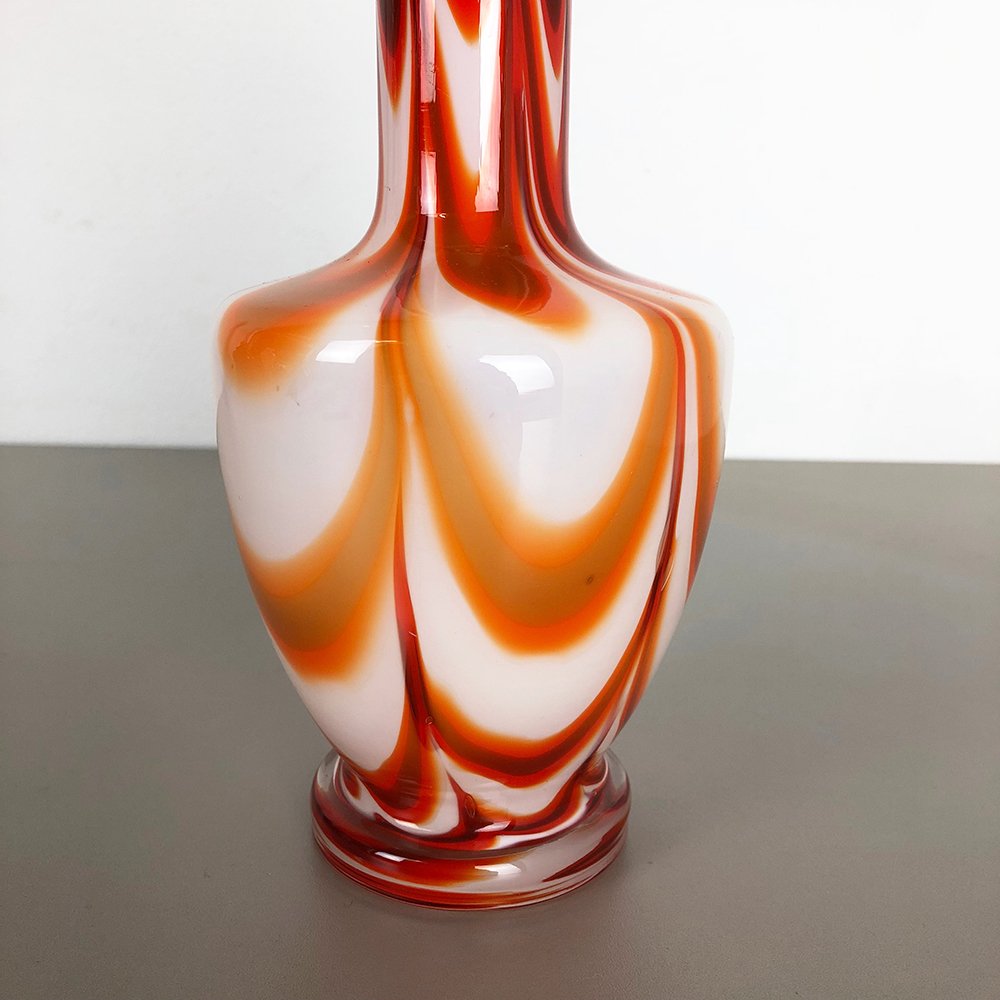 Extra Large Vintage Pop Art Opaline Glass Vase from Opaline Florence