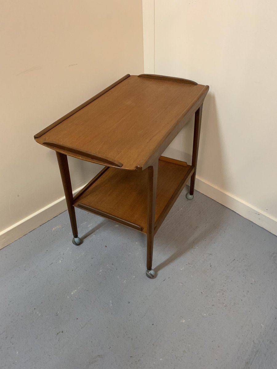 Vintage Teak Tea Trolley for sale at Pamono