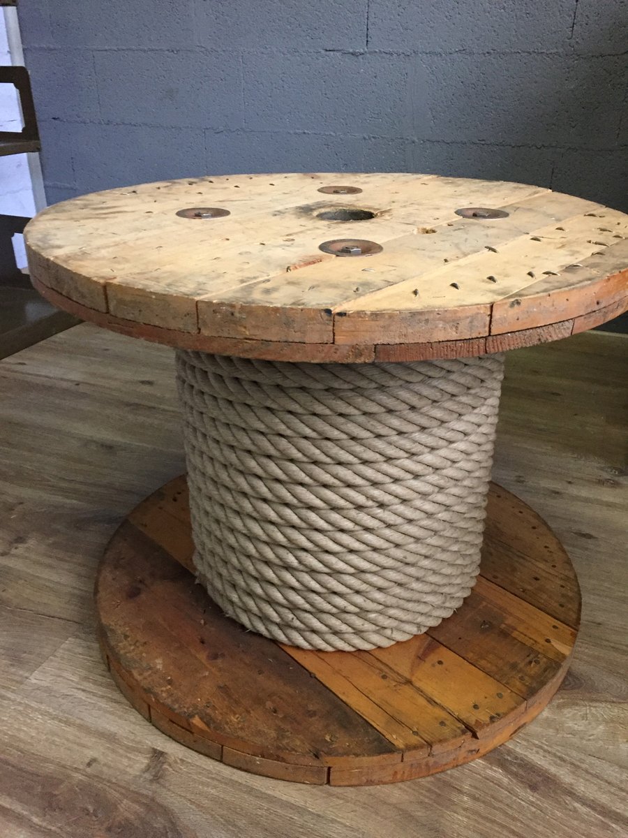 Wooden Spool Coffee Table 1980s For Sale At Pamono