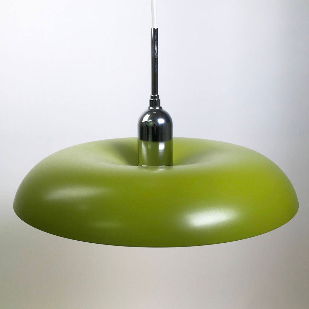 Grüne Space Age Ra Deckenlampe Von Piet Hein Für Lyfa