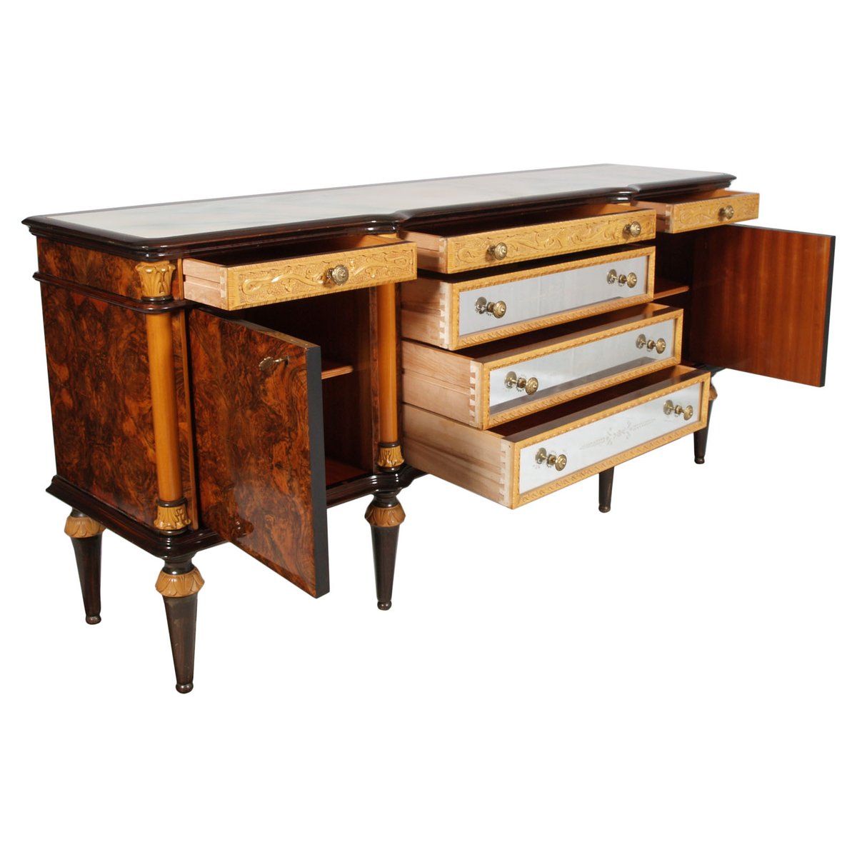 Credenza Art Déco, Italia, anni '40 in vendita su Pamono