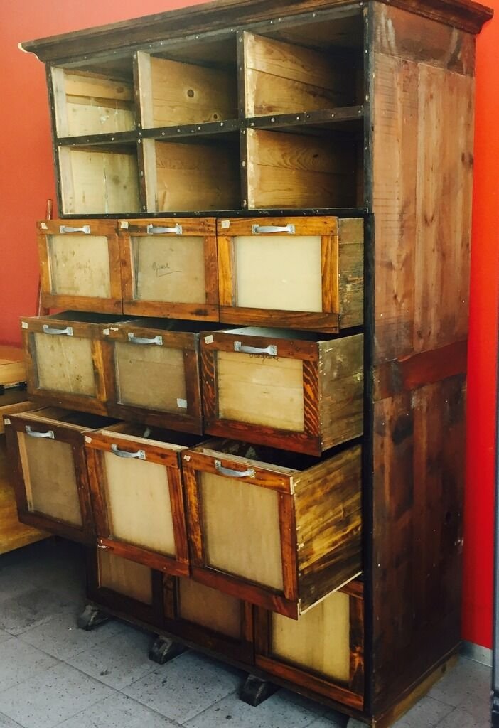 Archivador vintage, años 40 en venta en Pamono