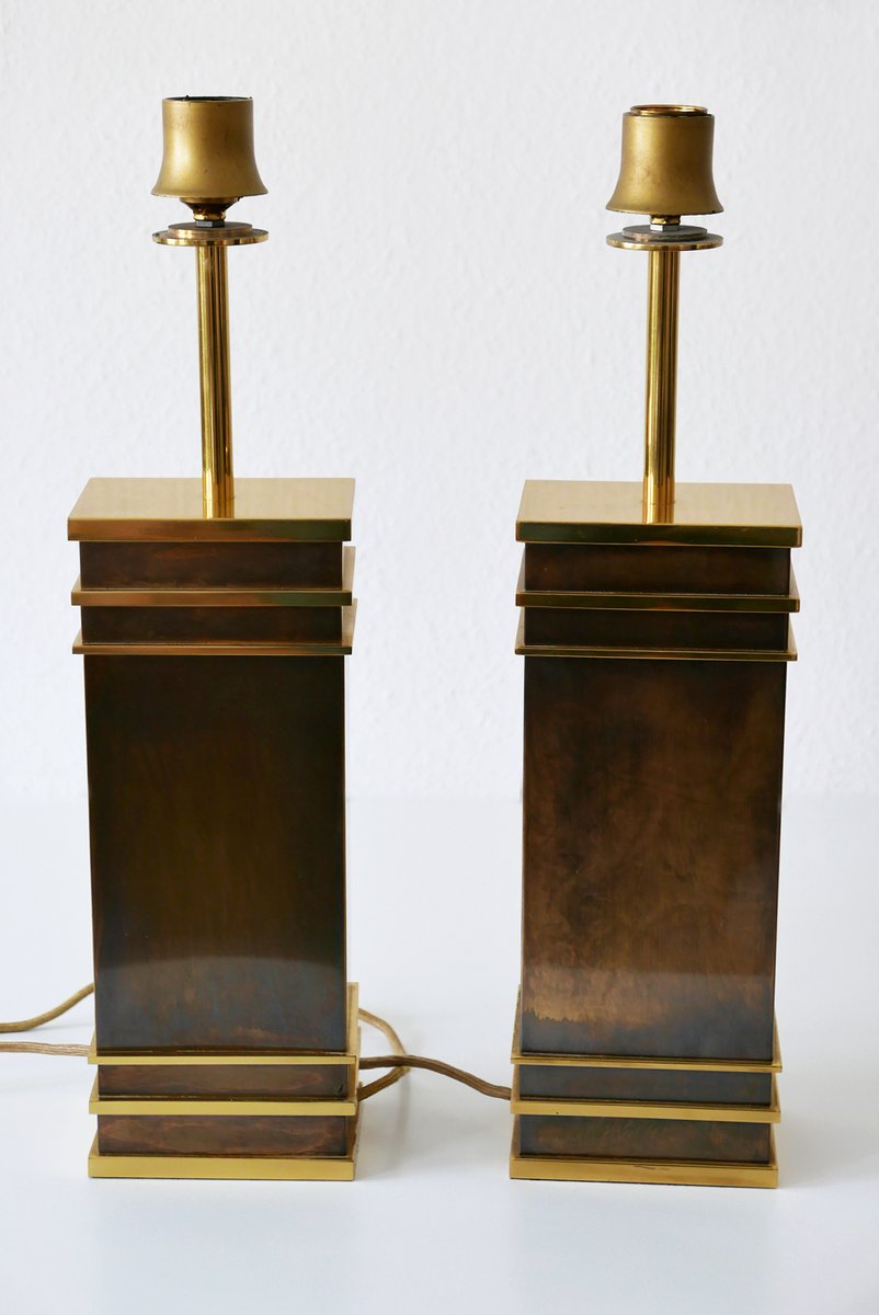 MidCentury German Table Lamps from Vereinigte Werkstätten, Set of 2