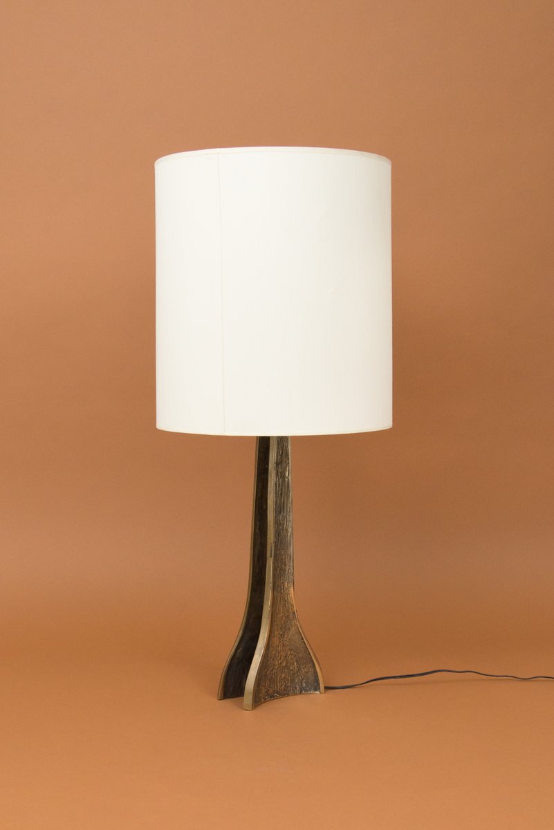 Vintage Bronze Table Lamp 1980s For Sale At Pamono