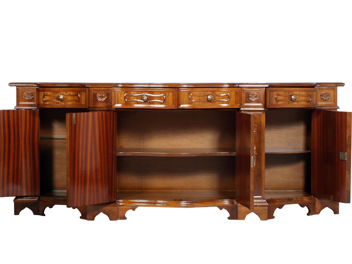 Credenza veneziana in stile antico in noce di Bassano's Ebanisteria