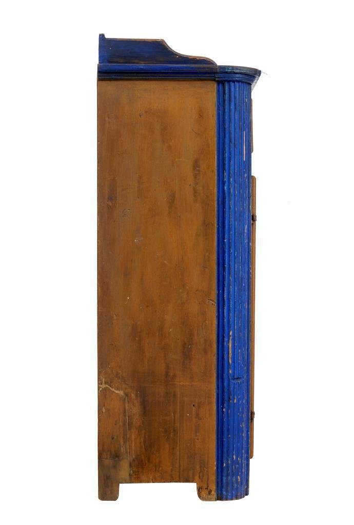 Antique Rustic Painted Cupboard for sale at Pamono