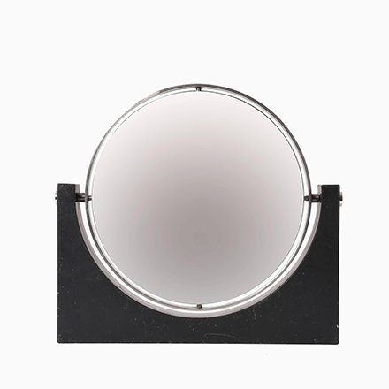 Marble Steel Double Sided Mirror By Angelo Mangiarotti 1960s For Sale At Pamono Marble Steel Double Sided Mirror By Angelo Mangiarotti 1960s For Sale At Pamono