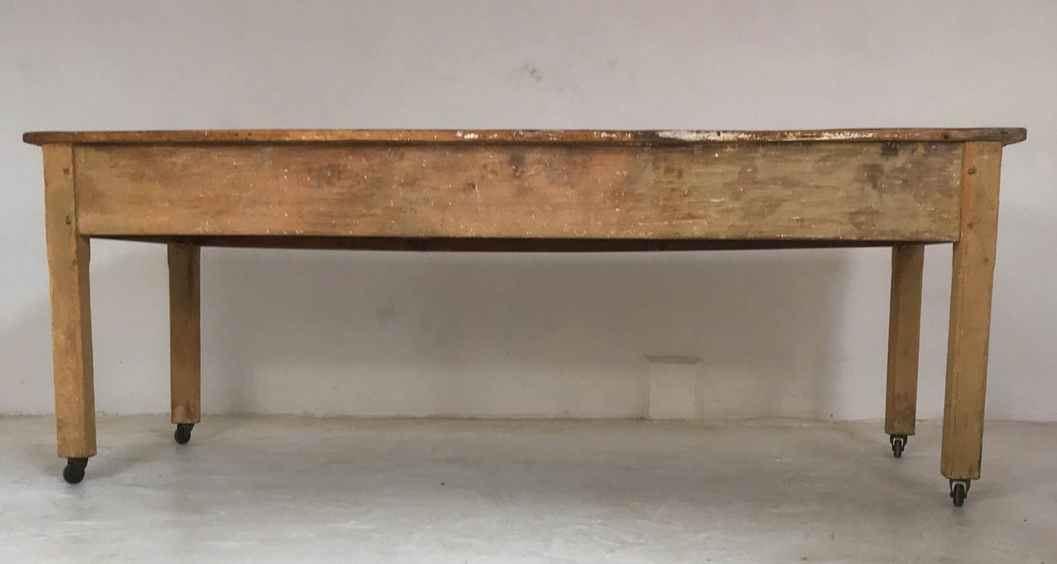 Vintage Industrial Pine Kitchen Table 1930s For Sale At Pamono