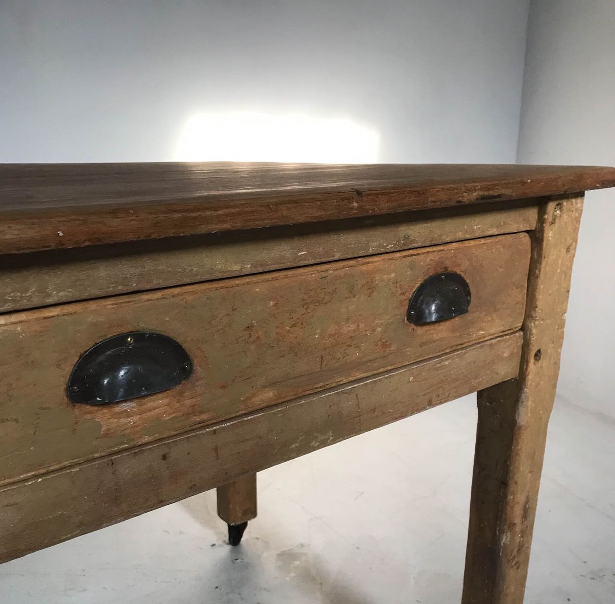 Vintage Industrial Pine Kitchen Table 1930s For Sale At Pamono