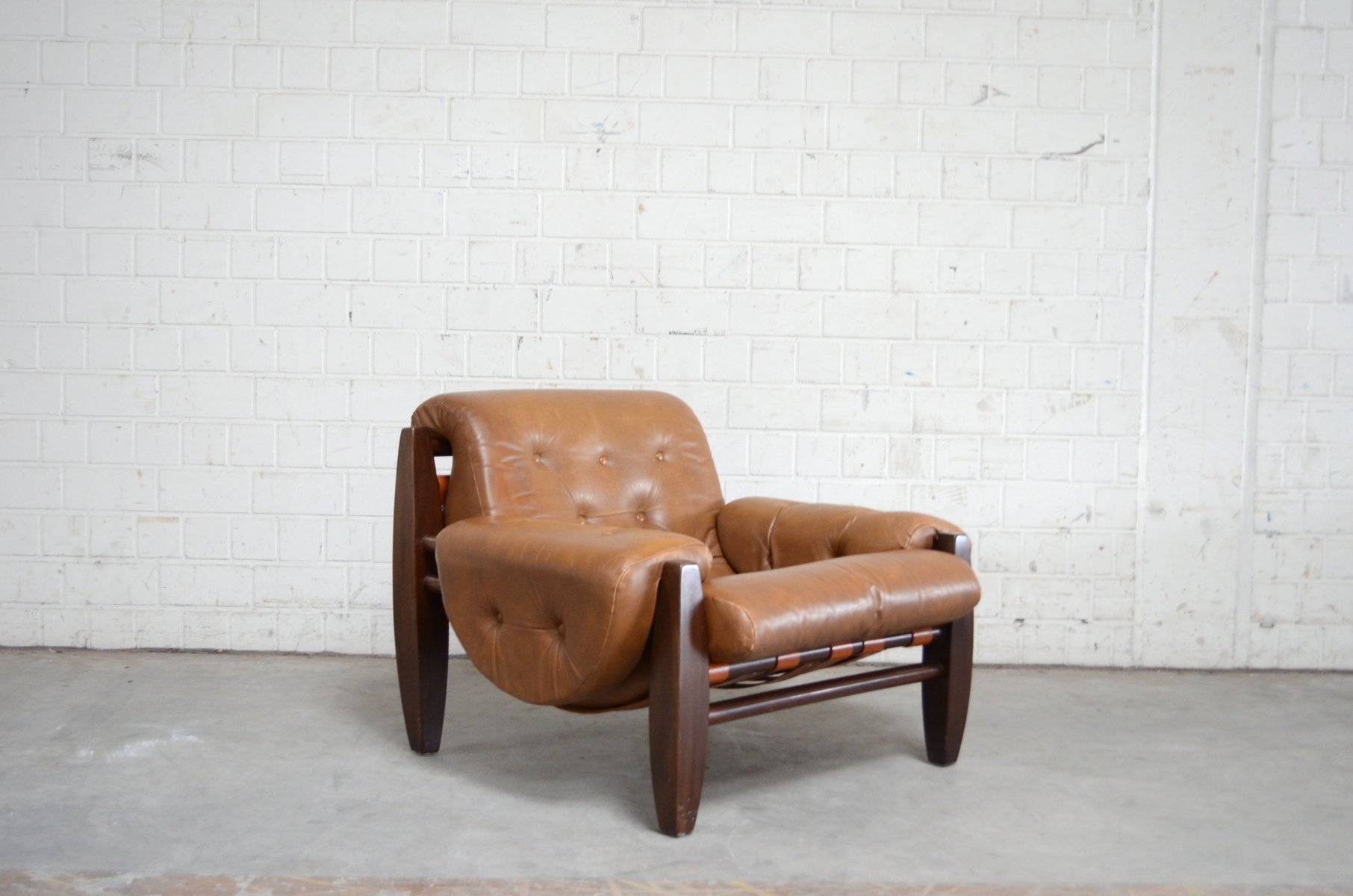 Mid-Century Brazilian Lounge Chair for sale at Pamono 