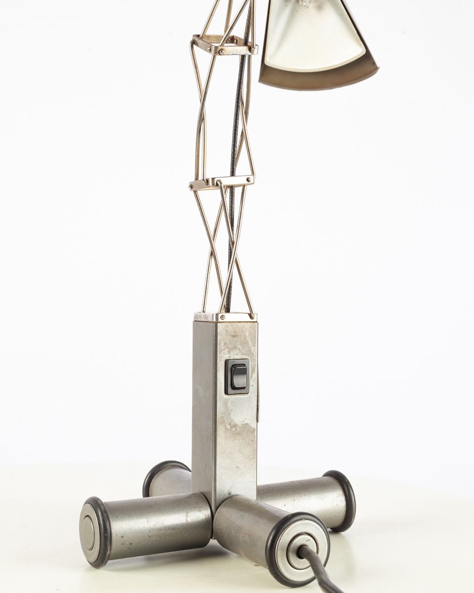 Articulated Metal Desk Lamp By Jacob Kaufmann 1980s For Sale At Pamono