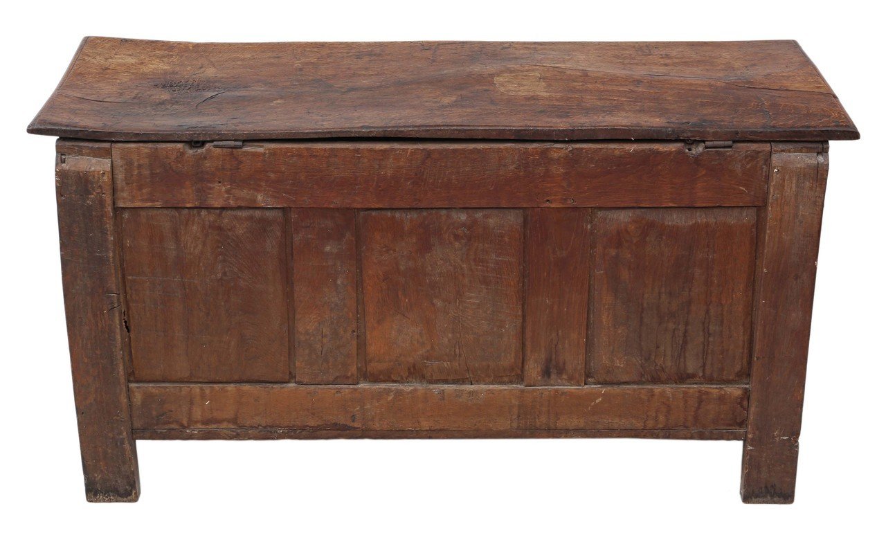 Antique Carved Oak Mule Chest for sale at Pamono