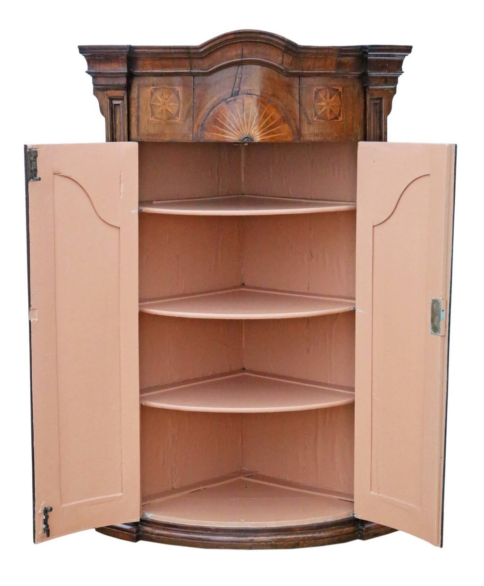 Commode D'angle VOGLAUER - Buffet En Bois Massif - Style Maison De Campagne - Autriche (années 1600 Style)