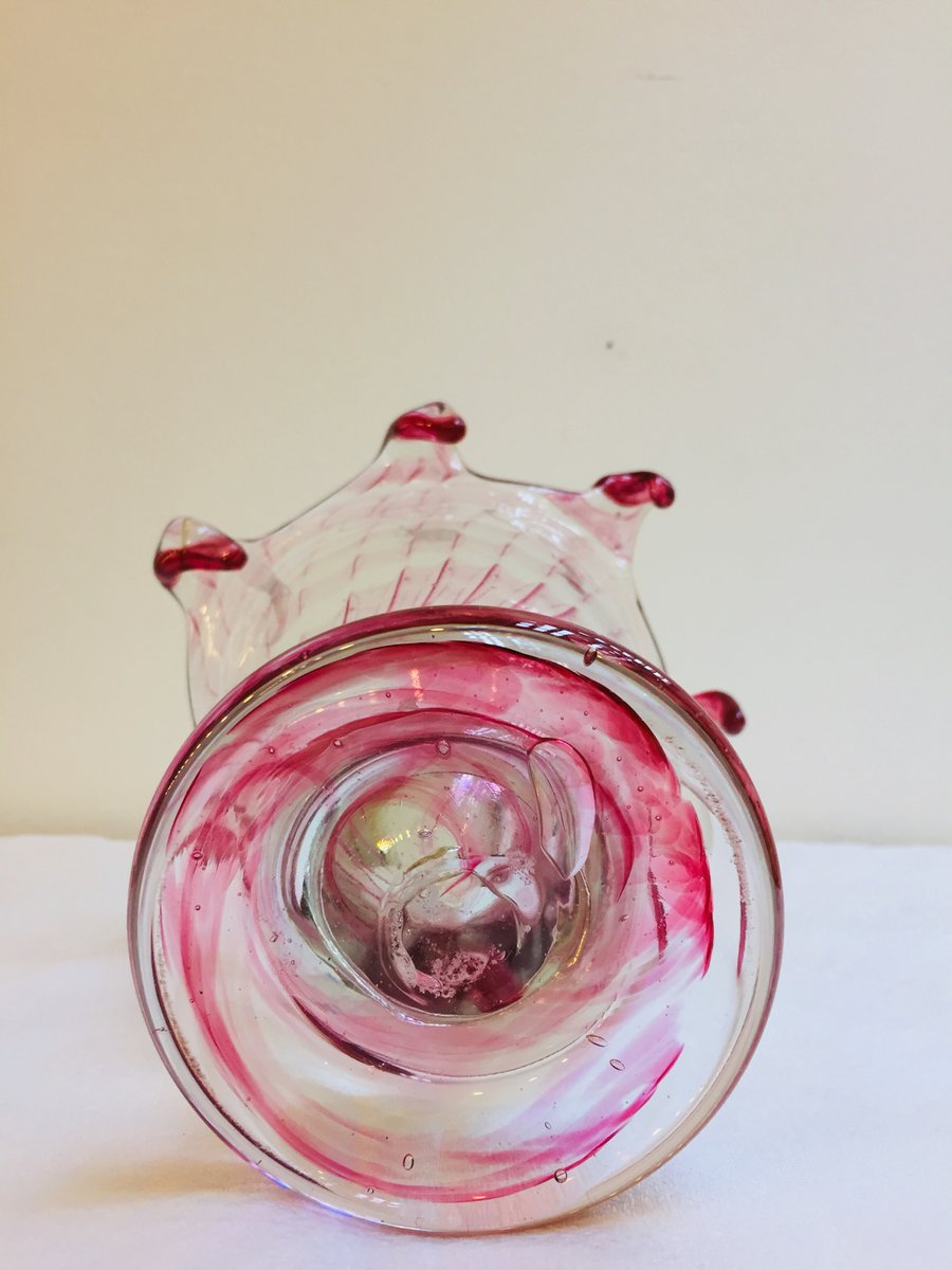 MidCentury Murano Glass Vase, 1960s for sale at Pamono