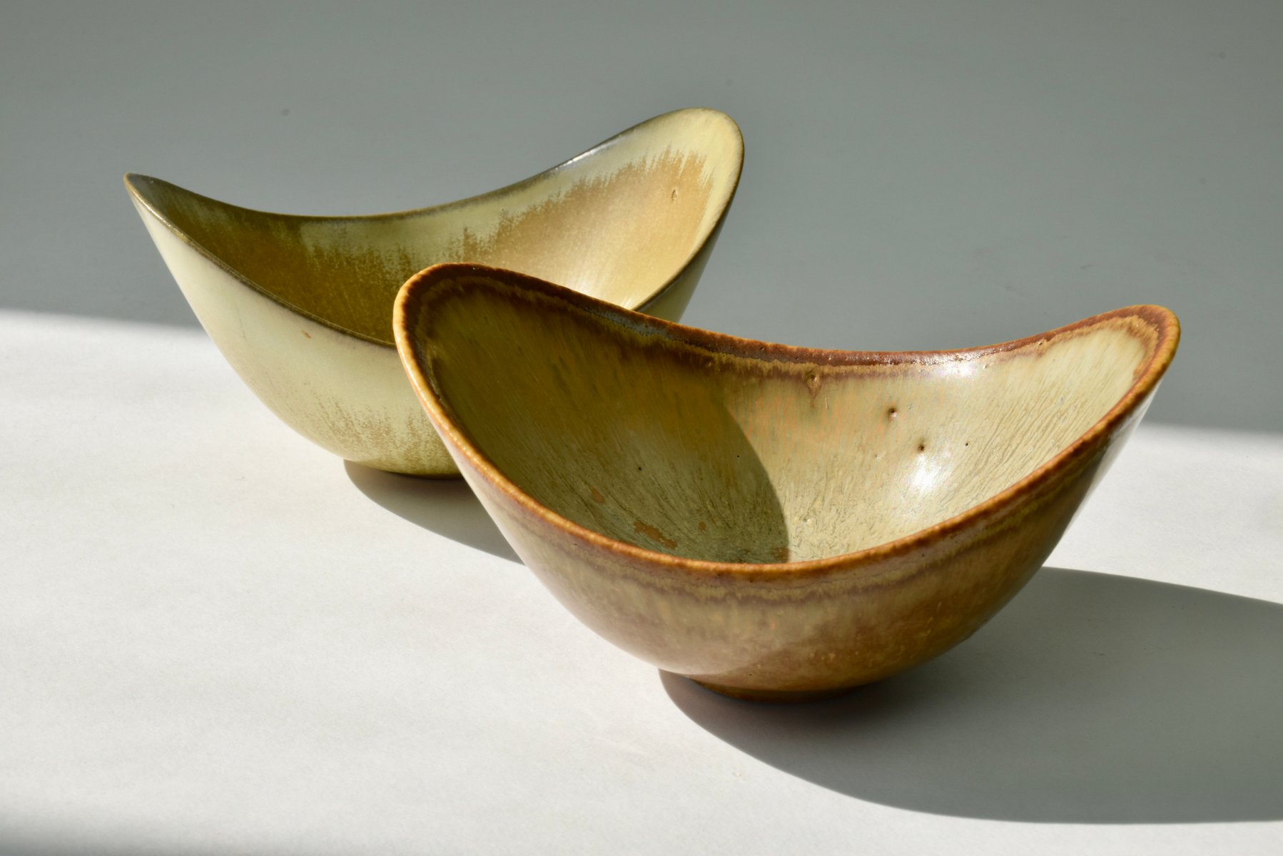 Mid Century Modern GUNNAR NYLUND for RORSTRAND Chamotte Bowl  Plate Scandinavian Pottery