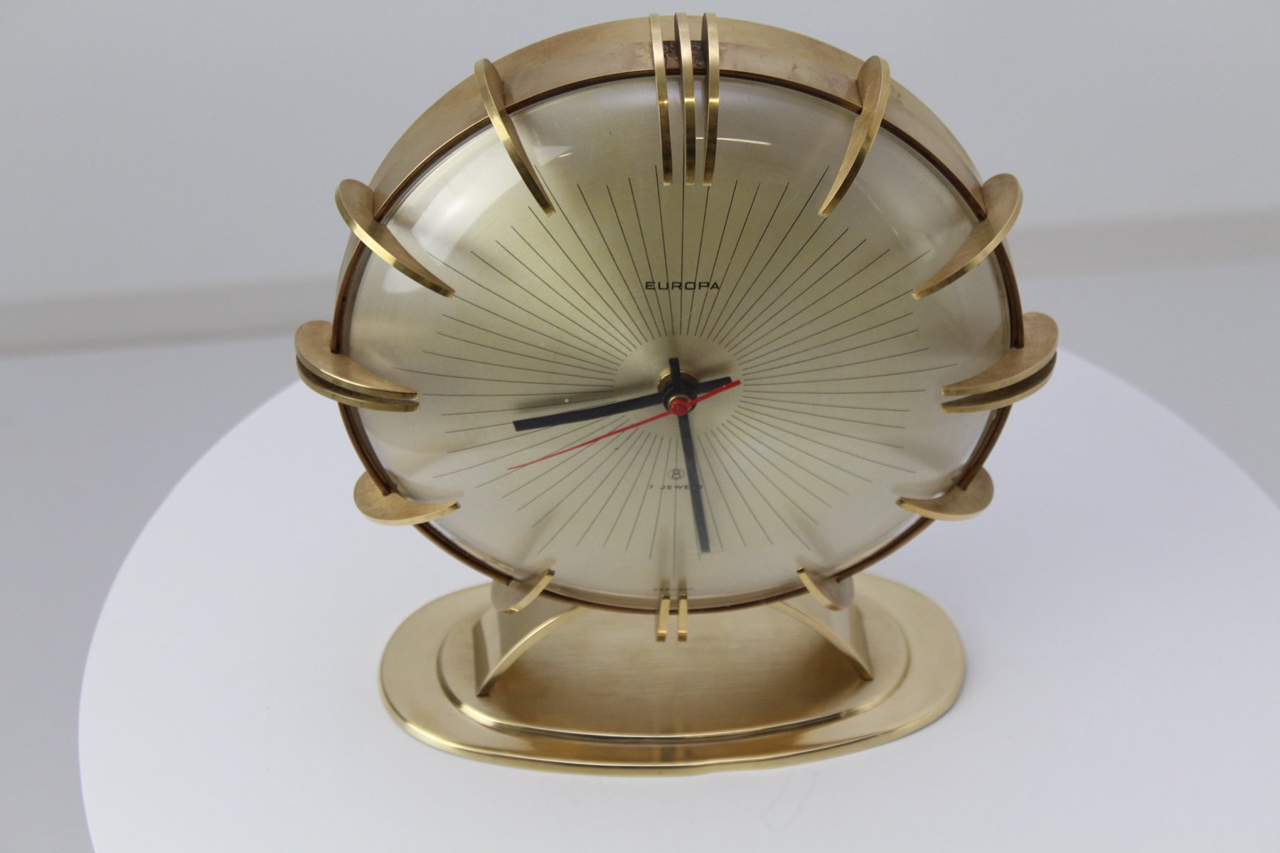 Vintage German Table Clock from Europa for sale at Pamono