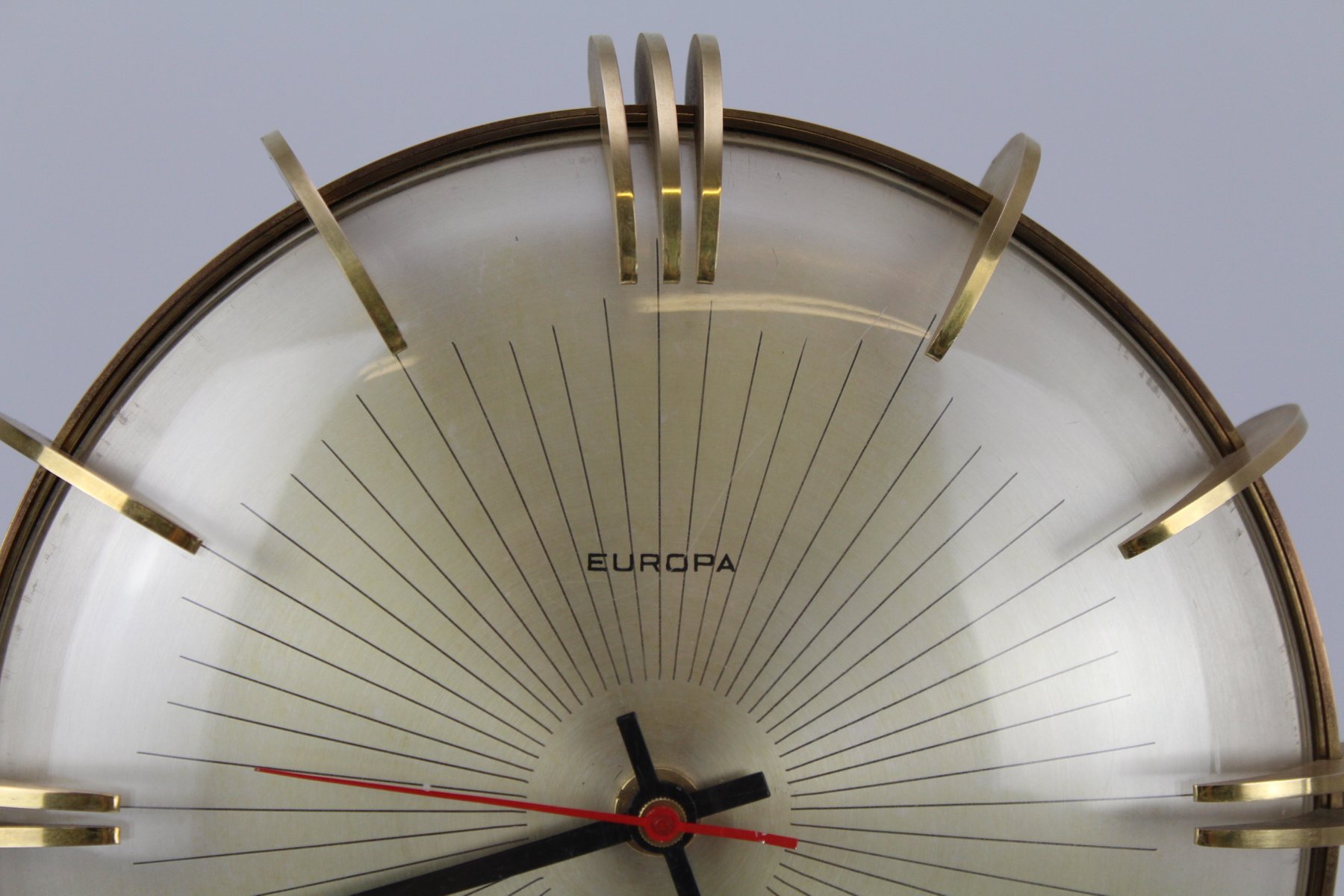 Vintage German Table Clock from Europa for sale at Pamono