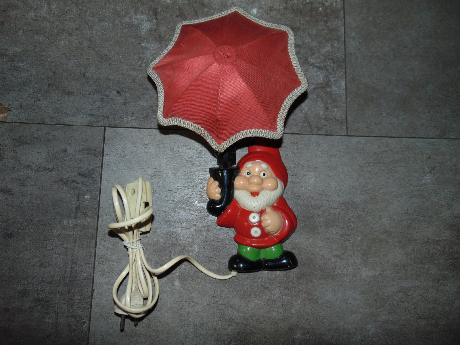 Vintage Gnome With Umbrella Lamp 1960s For Sale At Pamono Vintage Gnome With Umbrella Lamp 1960s For Sale At Pamono
