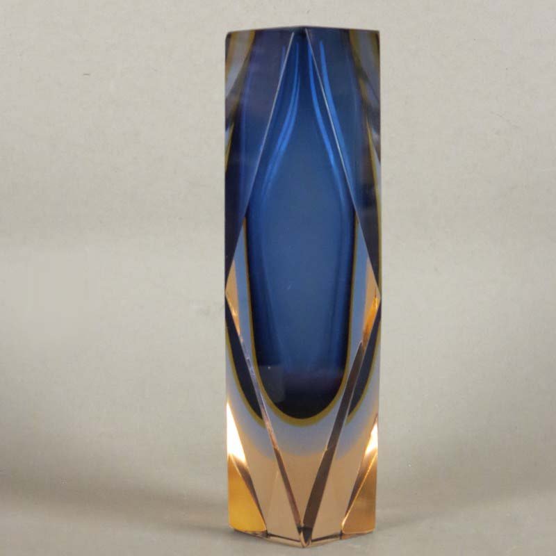 vase en verre de murano sommerso italie 1950s en vente sur pamono