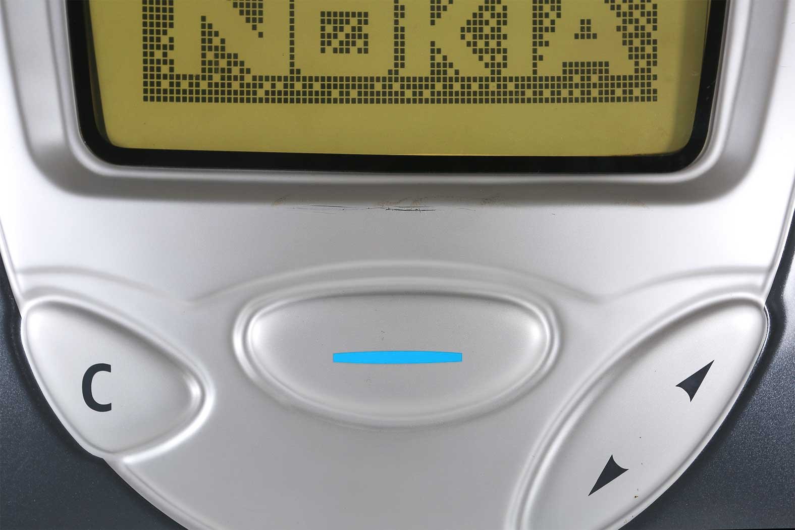 large nokia 3210 cell phone advertisement 1990s