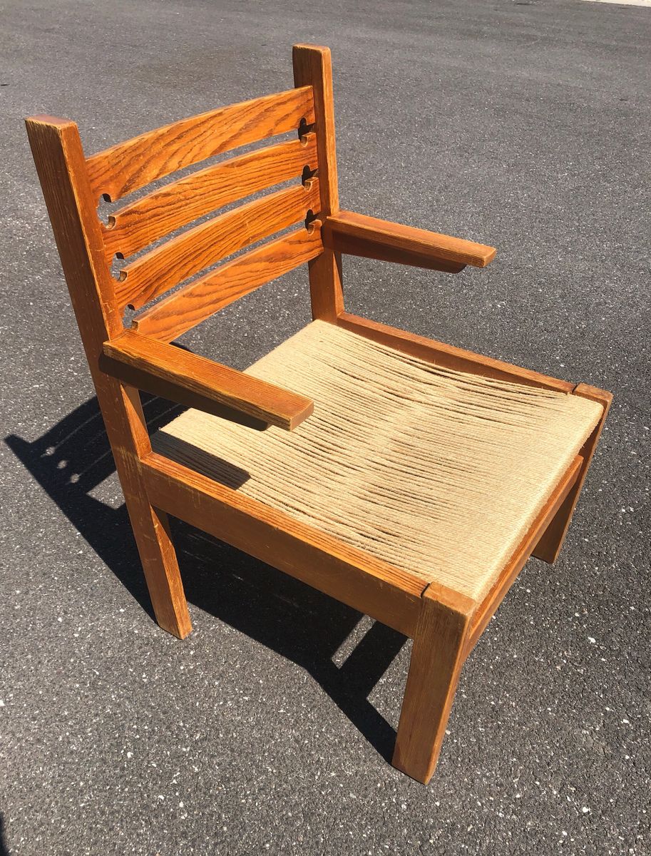 Vintage Rope Chairs, Set of 2 for sale at Pamono