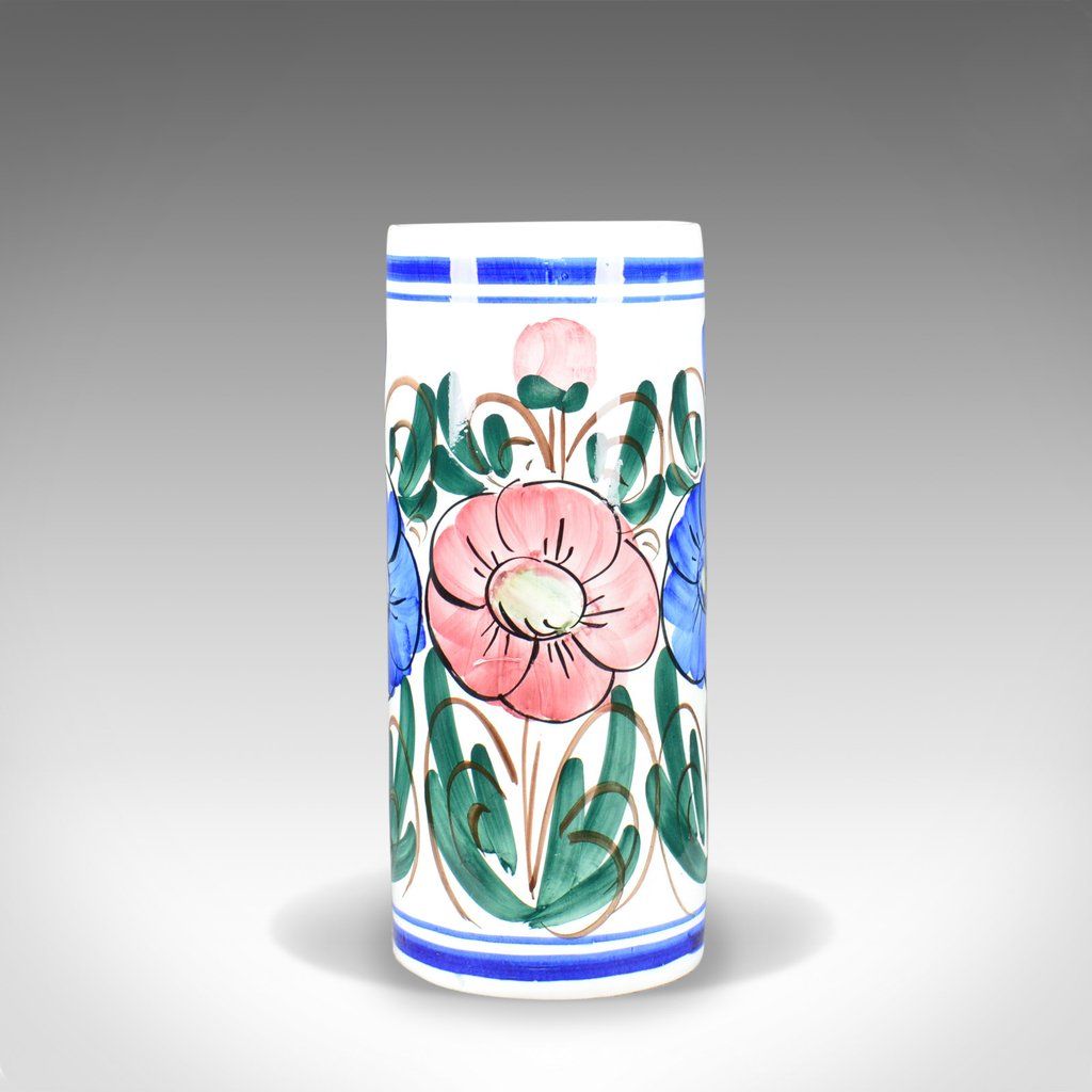 MidCentury Ceramic Floral Umbrella Stand for sale at Pamono