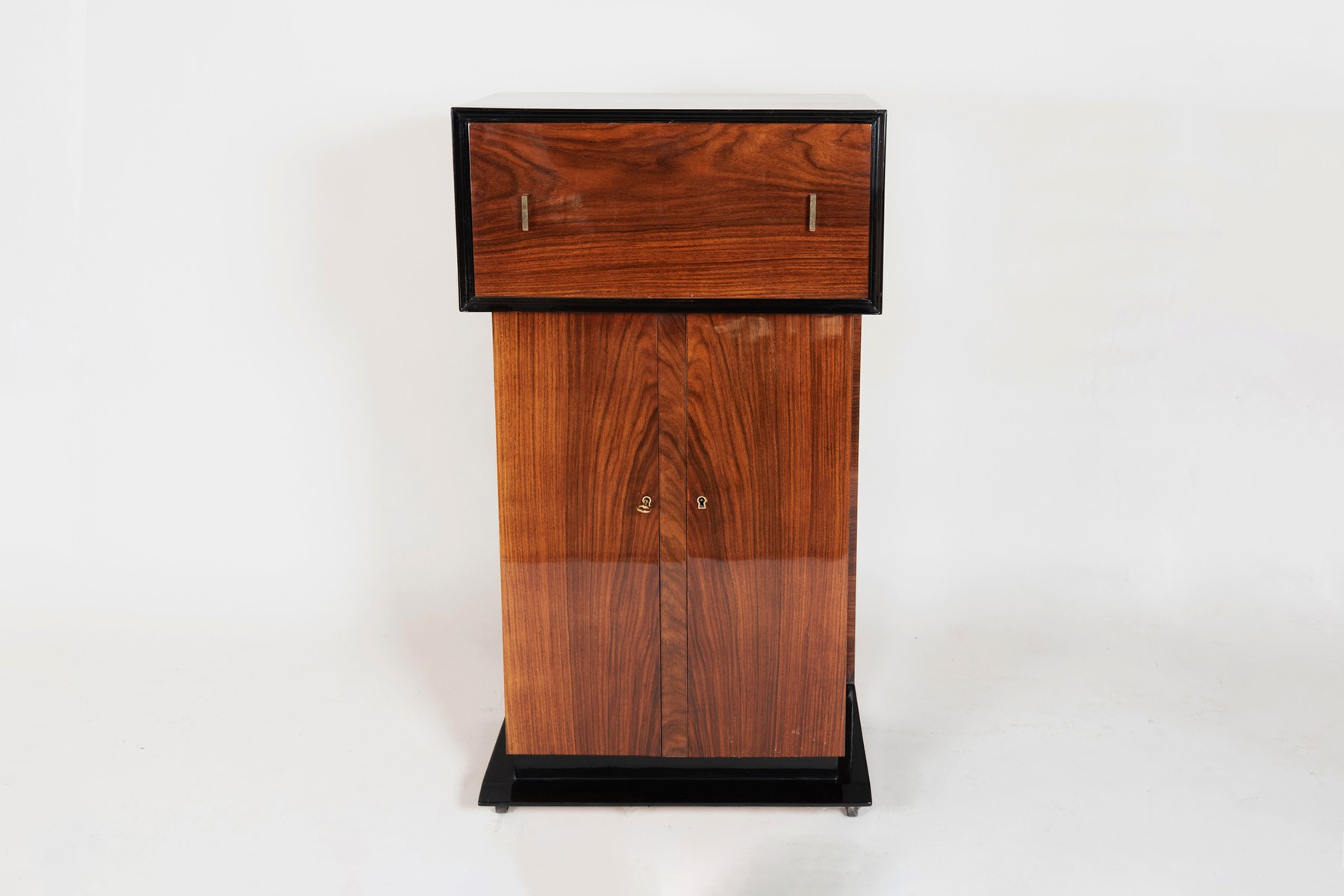 high gloss lacquer maple bar cabinet 1930s CXC-449320