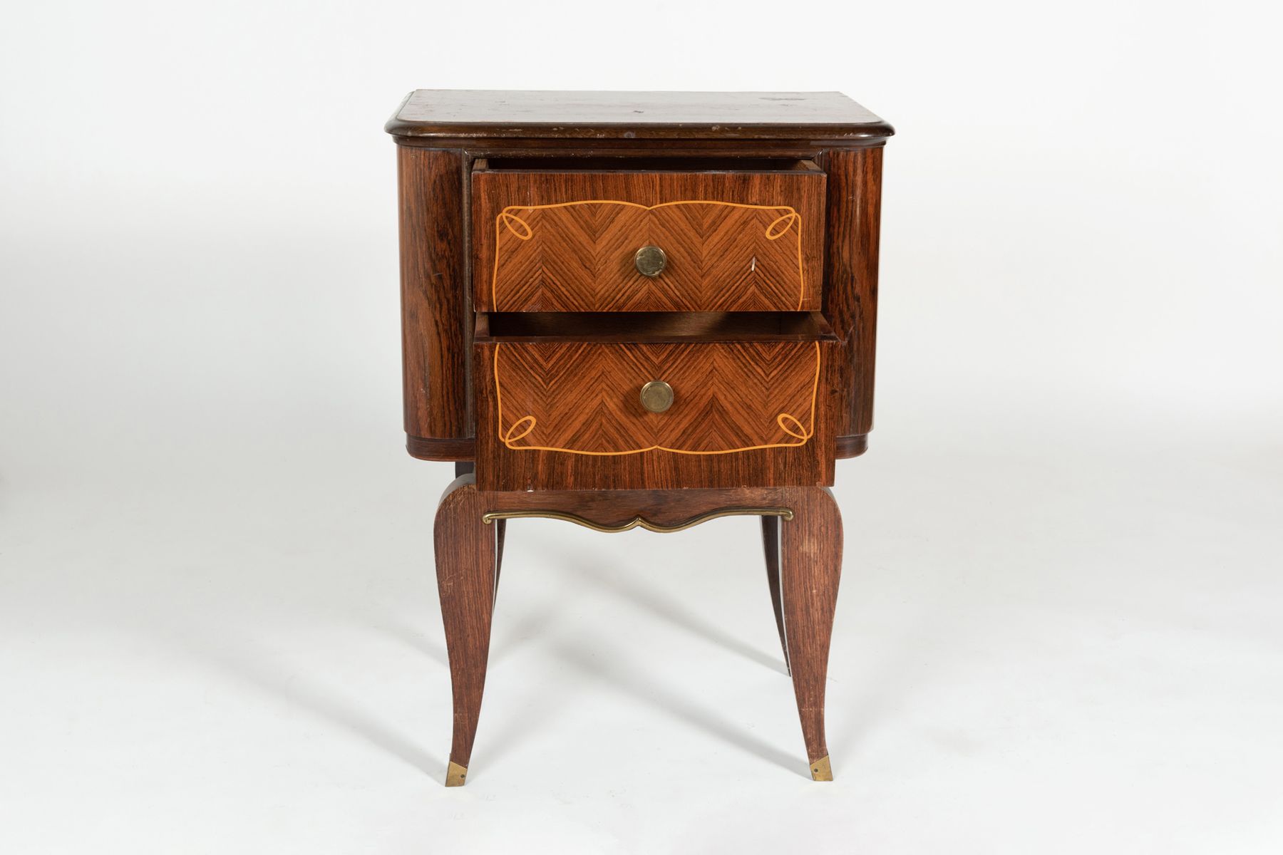 Muebles de comedor de palisandro, años 30. Juego de 2 en venta en Pamono