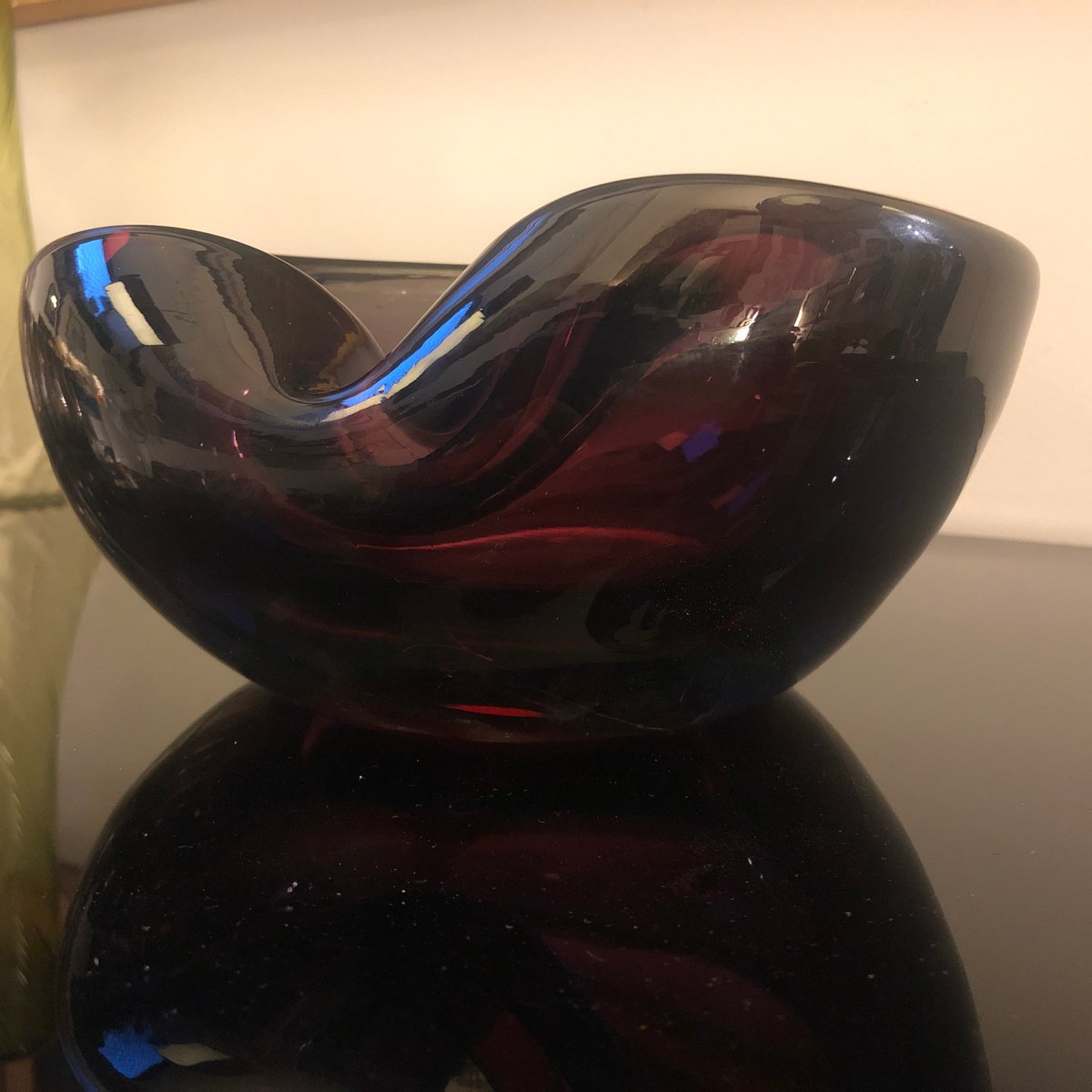 MidCentury Purple Murano Glass Ashtray from Seguso, 1970s for sale at