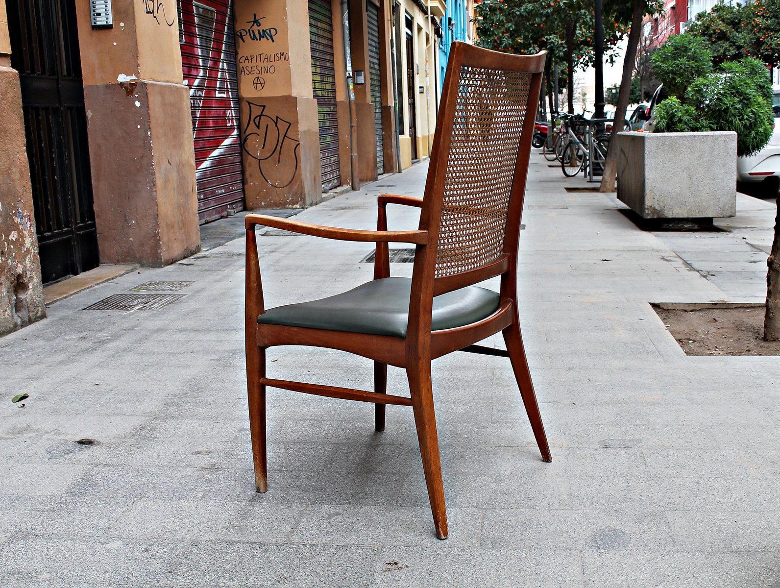 MidCentury Spanish Armchair from Gasisa, 1950s for sale at Pamono