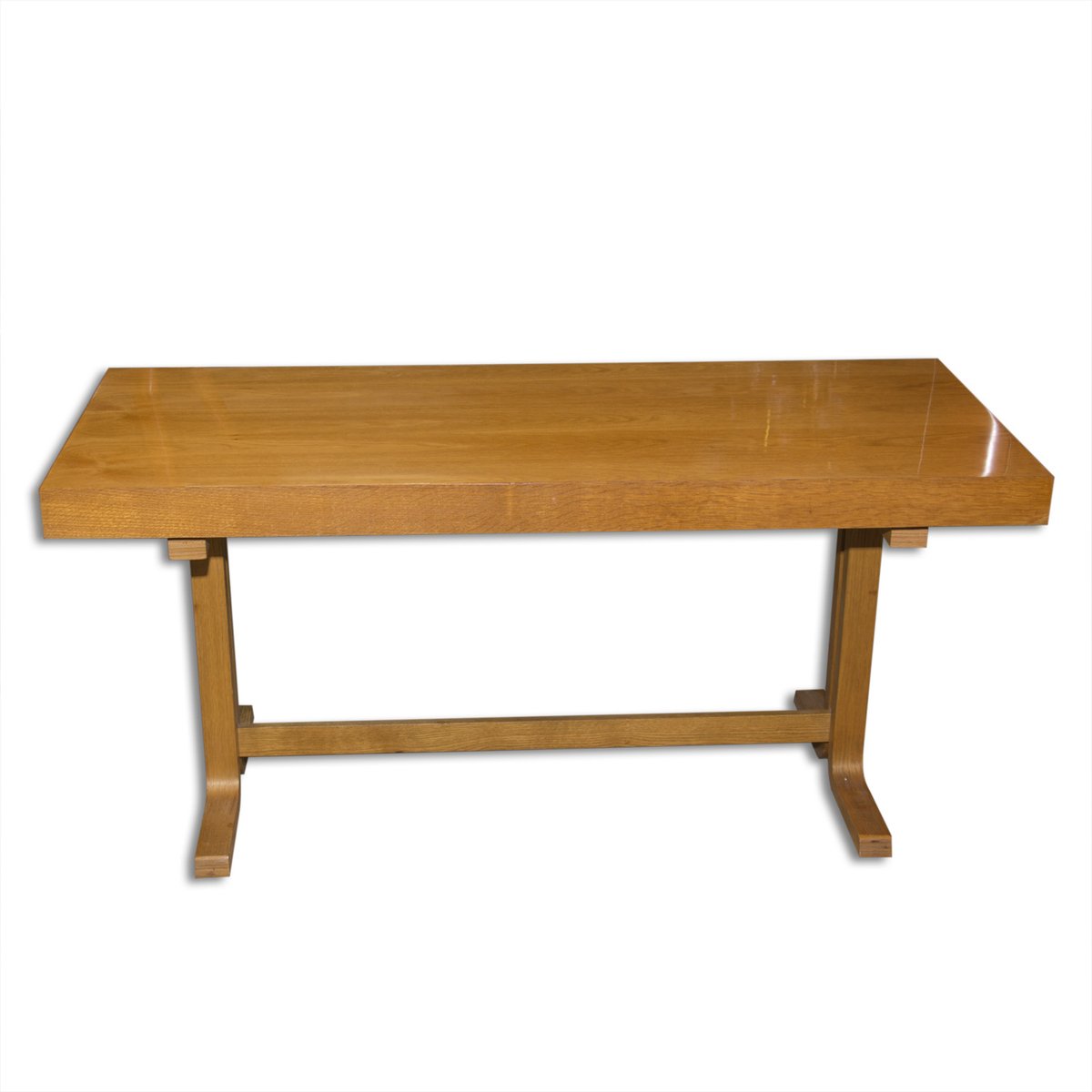 Vintage Long Coffee Table from Drevopodnik Holesov, 1970s for sale at