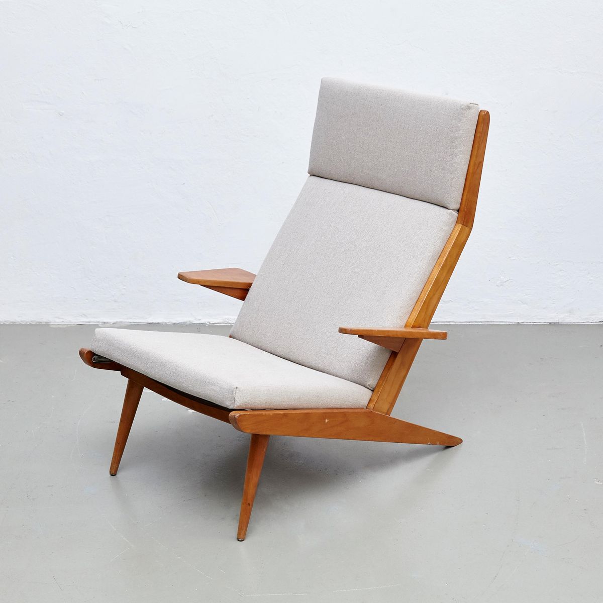 Sessel mit hoher Rückenlehne von Koene Oberman, 1960er, 2er Set bei