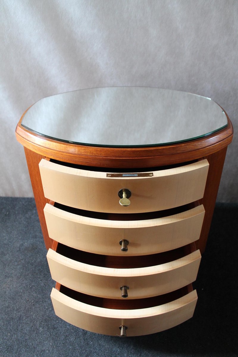 Vintage German Chest Of Drawers On Castors 1970s For Sale At Pamono