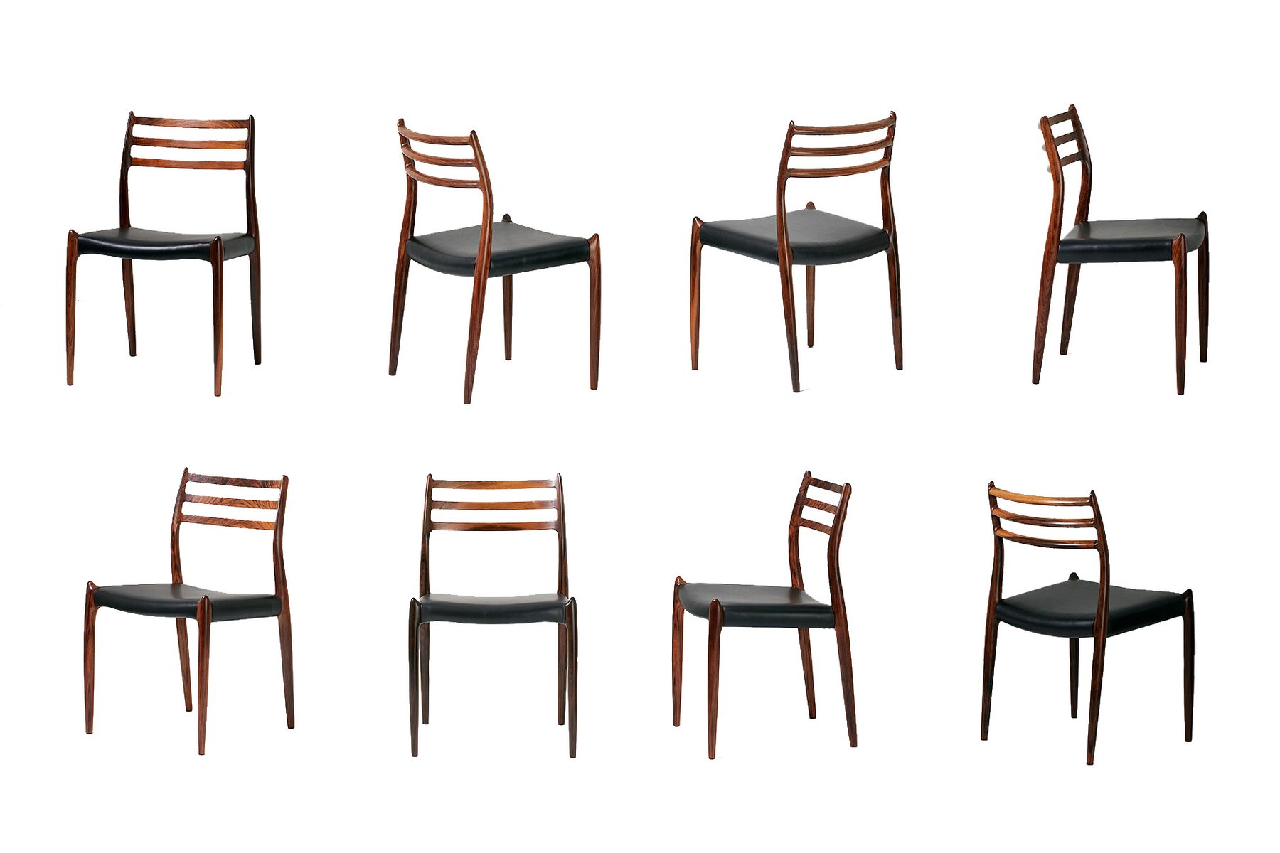 Model 78 Rosewood Dining Chairs By Niels Otto Moller For J L Mollers 1962 For Sale At Pamono