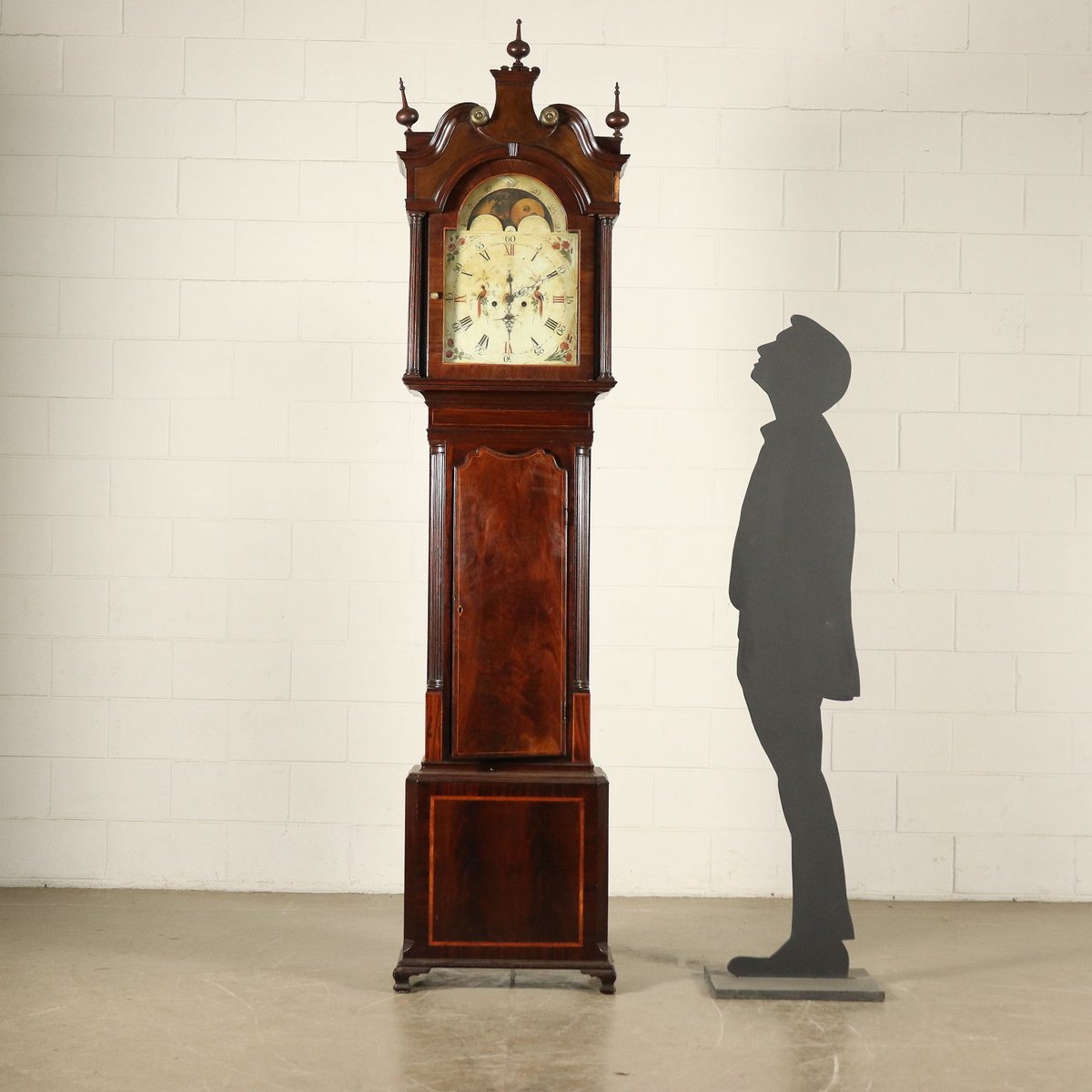 Antique French Gl And Mahogany Grandfather Clock Antique French Gl And Mahogany Grandfather Clock