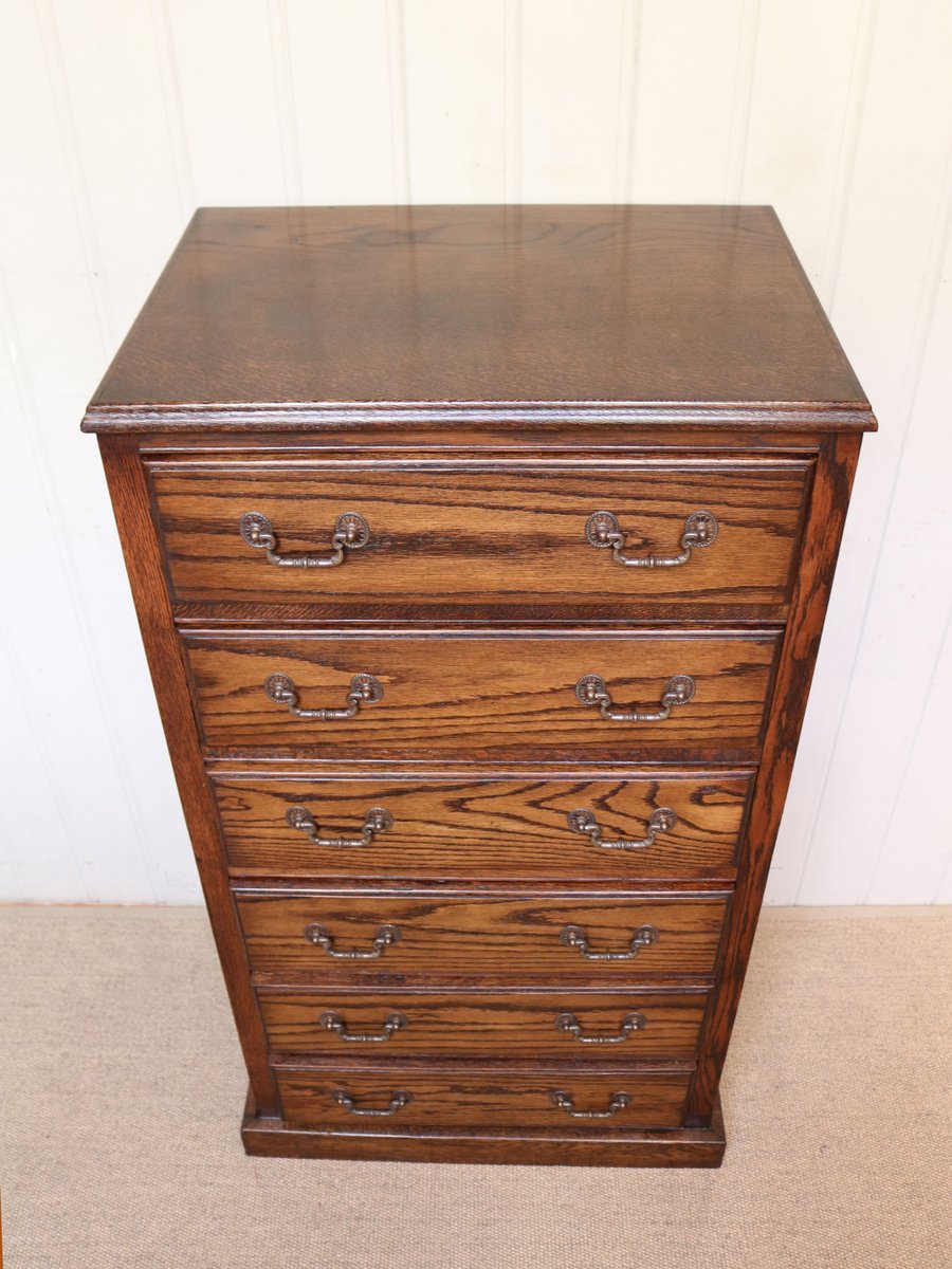 Tall Vintage Oak Dresser 1920s For Sale At Pamono