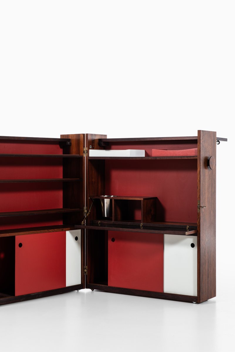 Dänischer Barschrank aus Palisander & Resopal von Johannes Andersen für