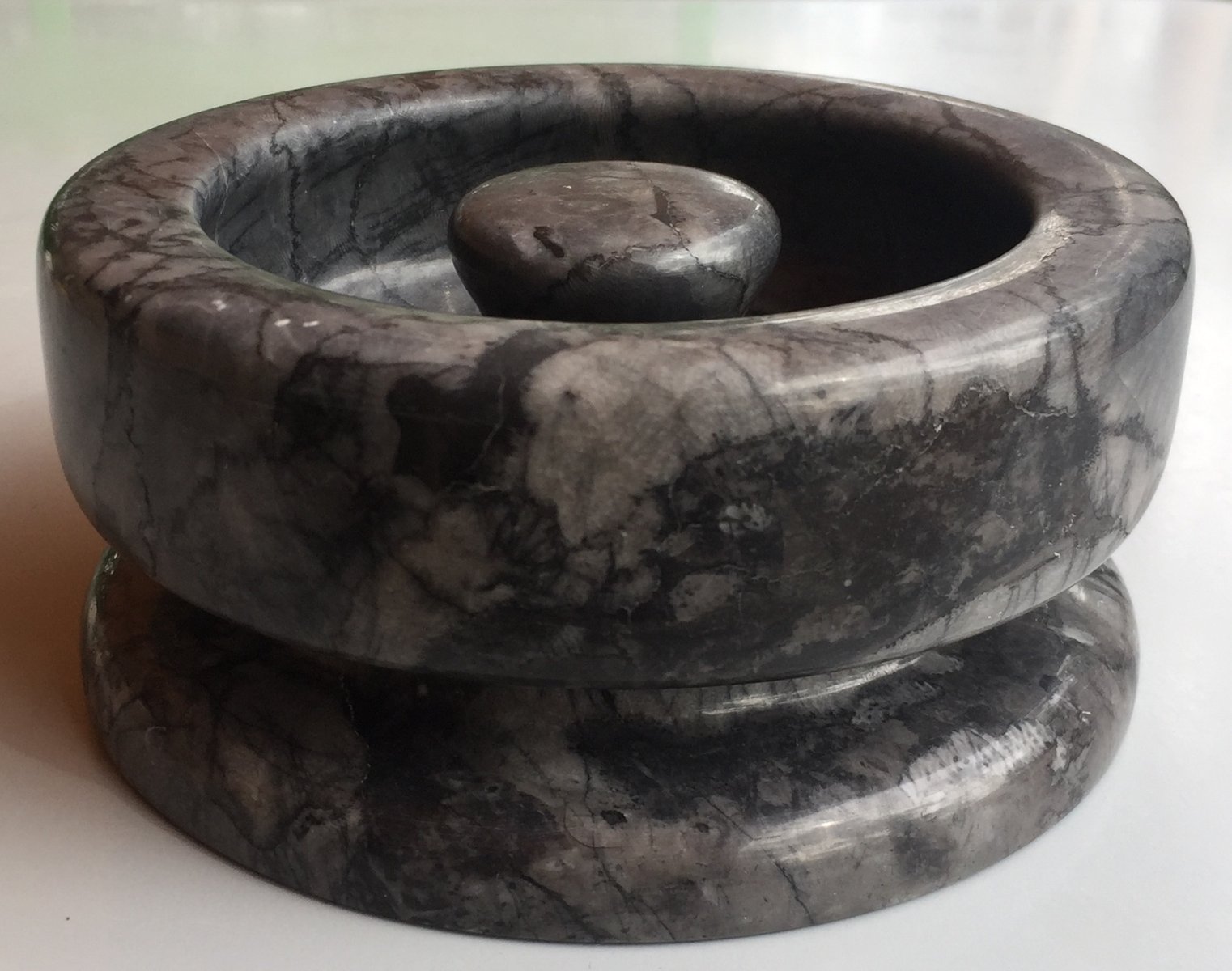 Vintage Marble Ashtray by Angelo Mangiarotti for Knoll International