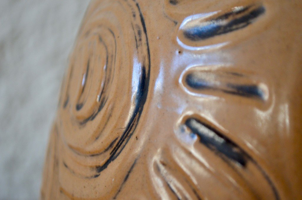 Schweizer Art Déco Keramikvase von Adolf Schweizer für Thoune, 1920er ... Schweizer Art Déco Keramikvase von Adolf Schweizer für Thoune, 1920er ...