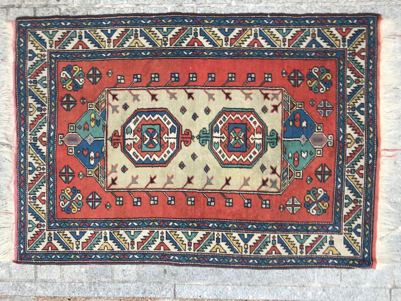 Vintage Turkish Kars Rug, 1970s for sale at Pamono