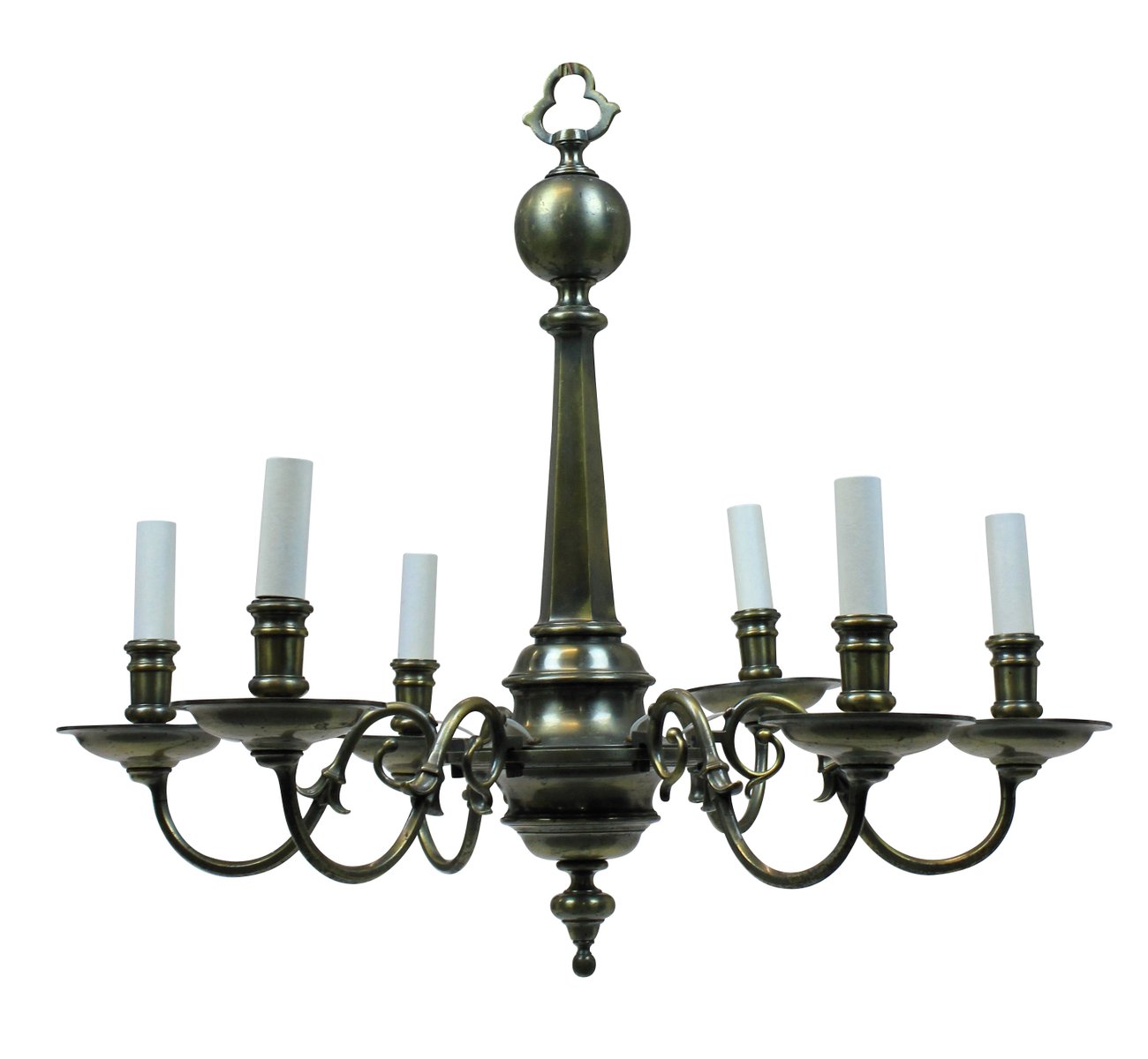 Antiker Französischer Kronleuchter Aus Bronze 1900er