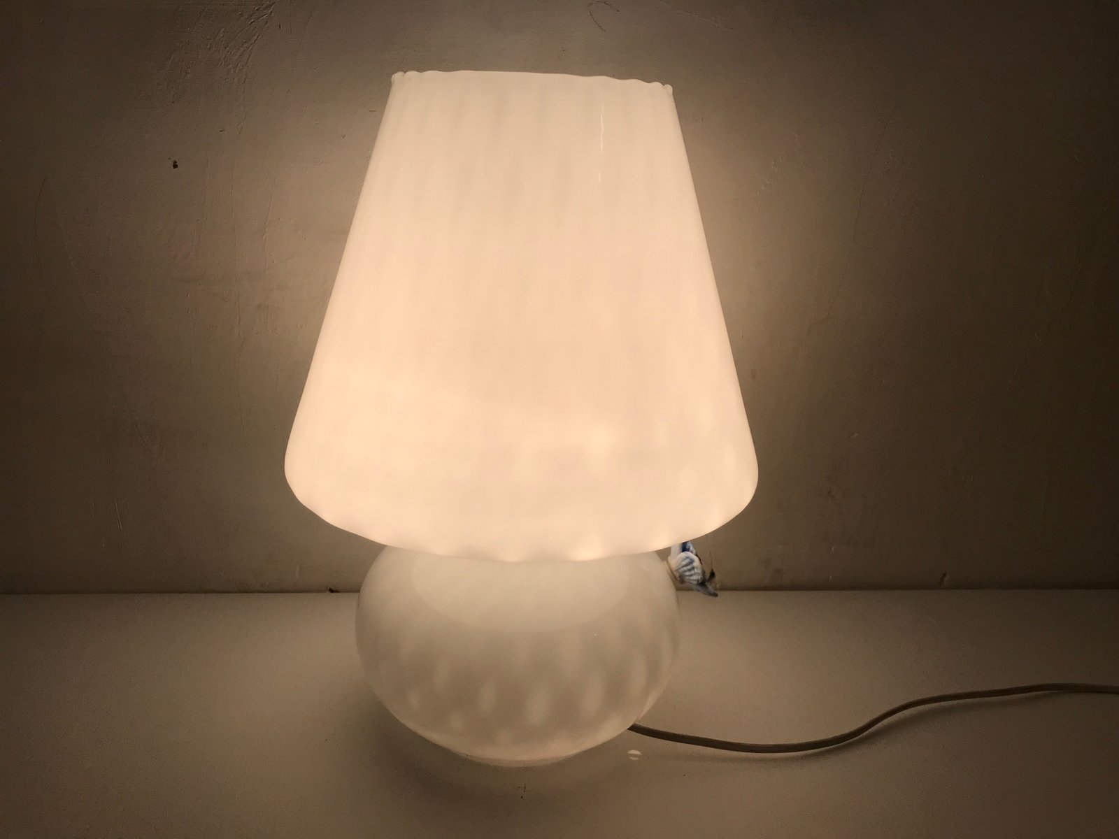 Italian Murano Glass Table Lamp by Paolo Venini for Made Murano Glass