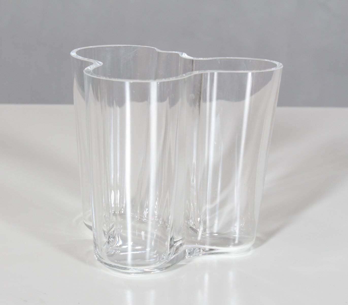 Vintage Glass Savoy Bowls by Alvar Aalto for Iittala, Set of 3 for sale