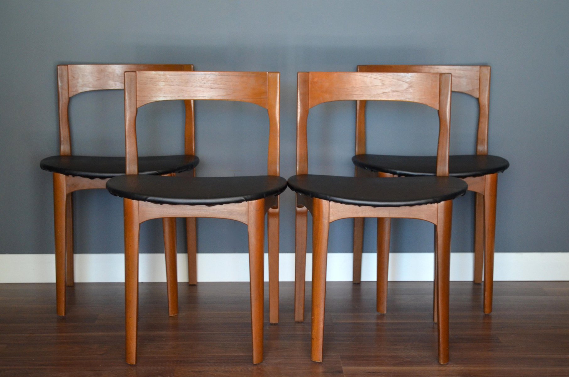 Mid Century Dining Chairs From Nathan 1960s Set Of 4