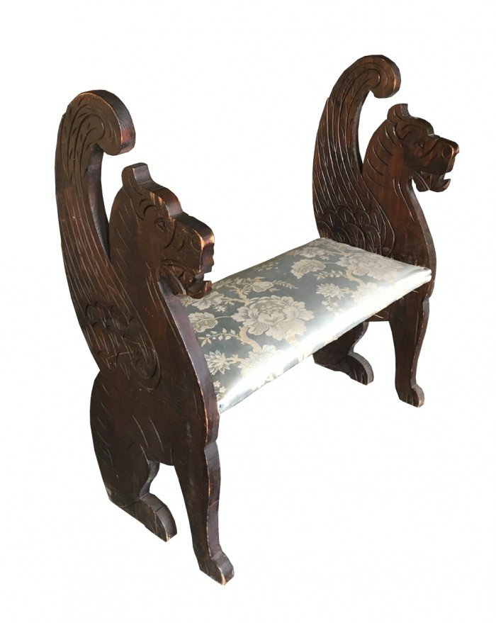 Oak Piano Bench 1920s For Sale At Pamono