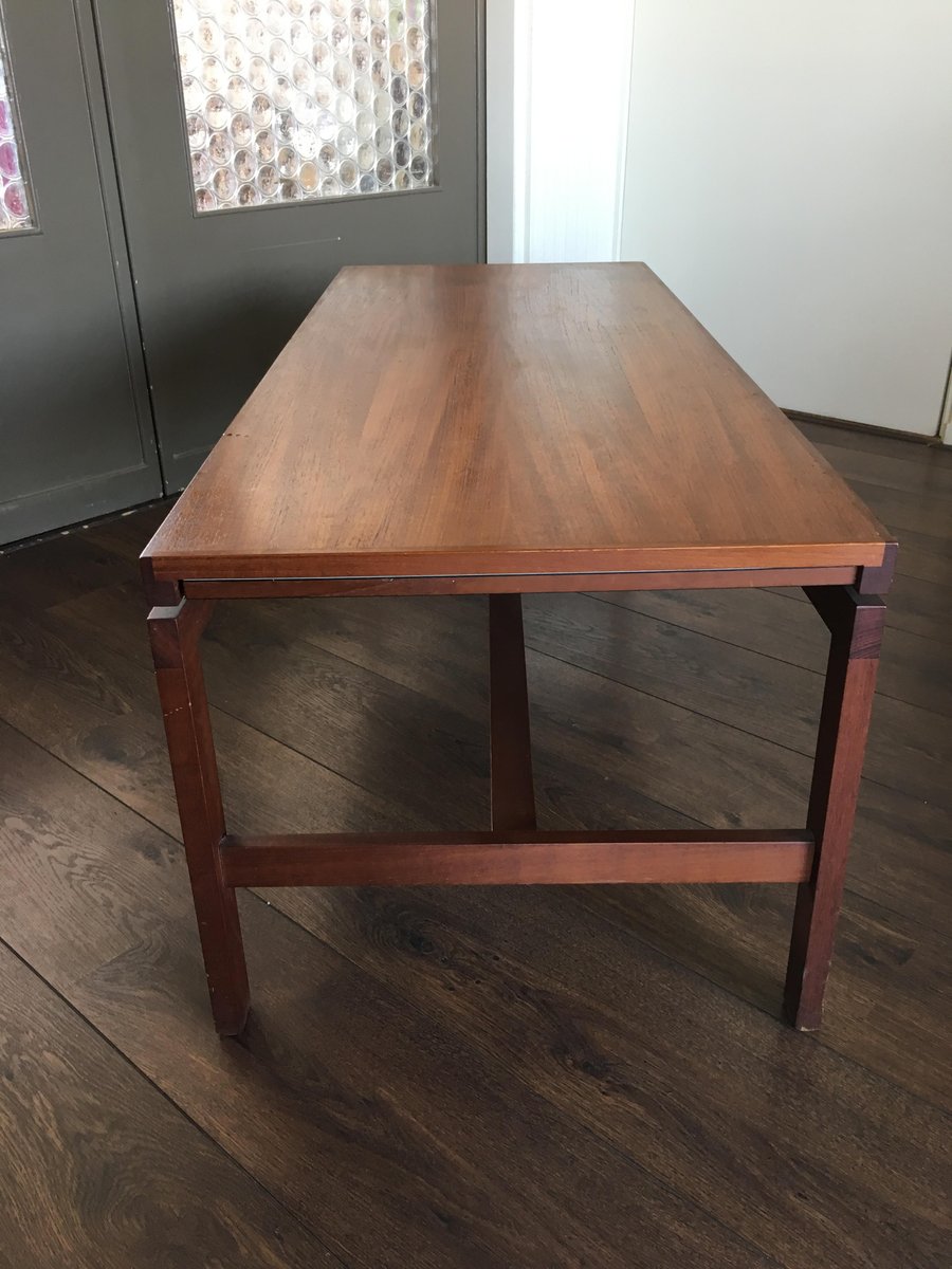Tavolino Pieghevole CHOEZON 120 Cm – 2 Ripiani, Allungabile Con Foglie A Goccia, Stile Vintage Industriale, Marrone - 3
