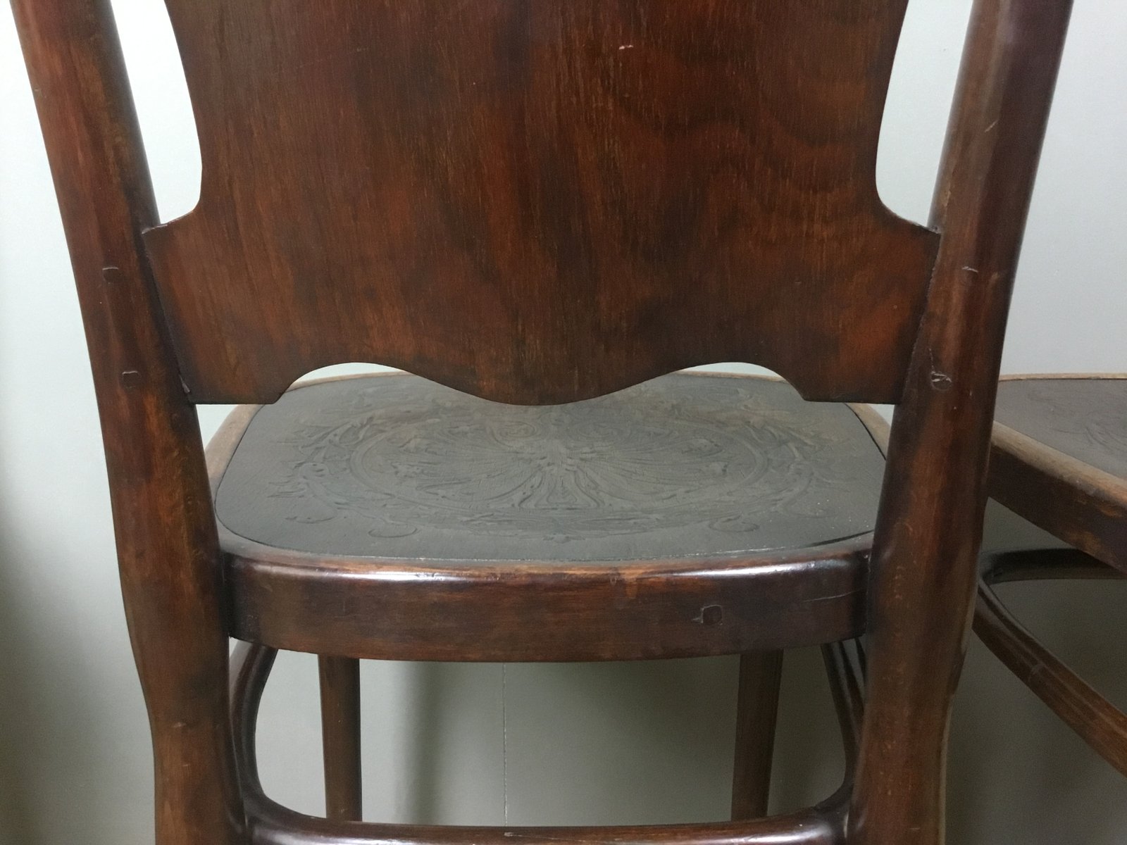 Antique Bentwood Dining Chairs from Jacob & Josef Kohn, Set of 4 for