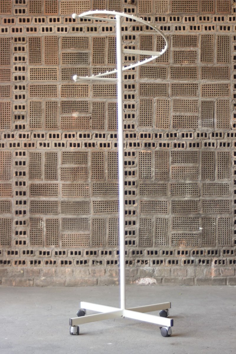 White Lacquered Metal Rack, 1970s for sale at Pamono