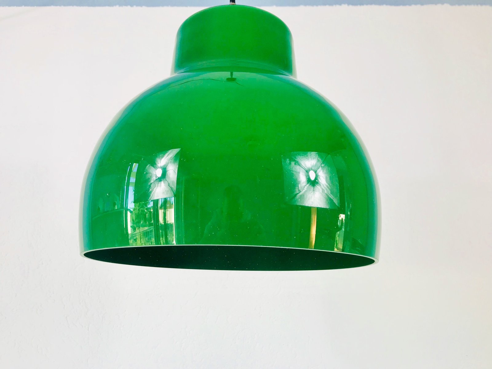 hängelampe glas grün